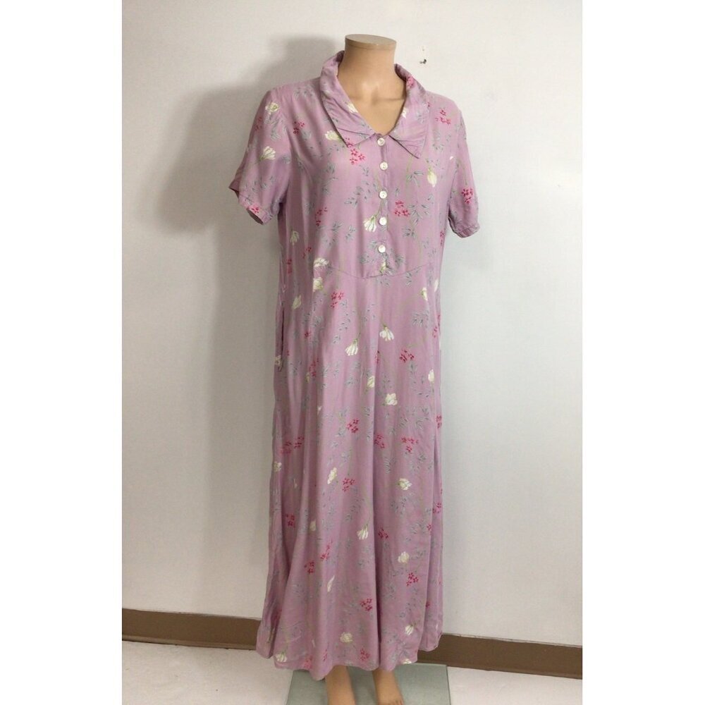 Karavan Floral Maxi Dress Womens Medium